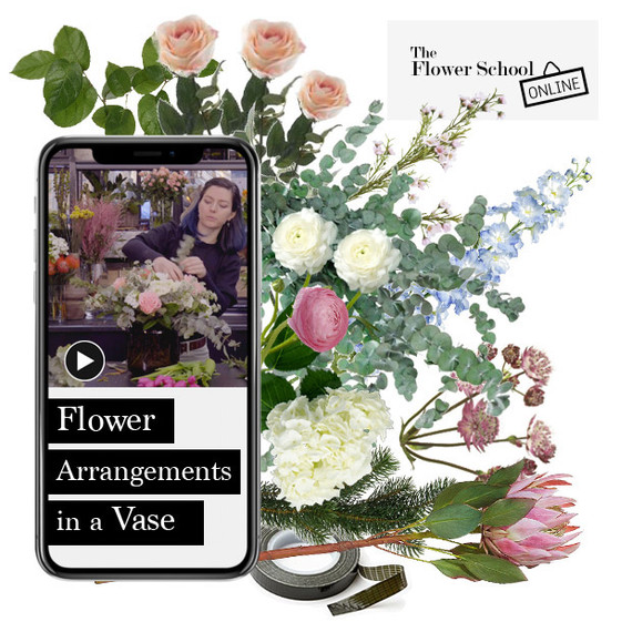 Flower Arrangement in a Vase Course -  Materials Set